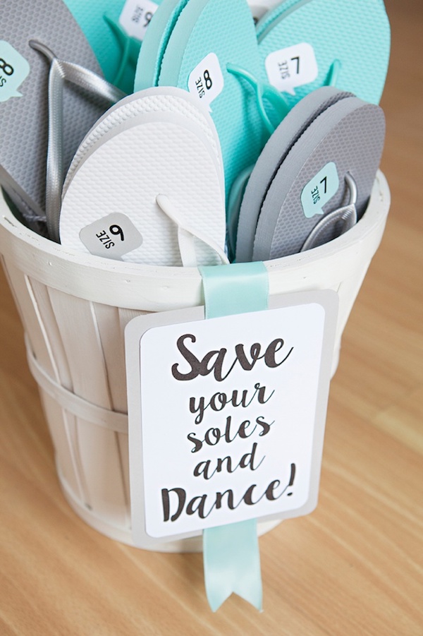 chanclas de boda