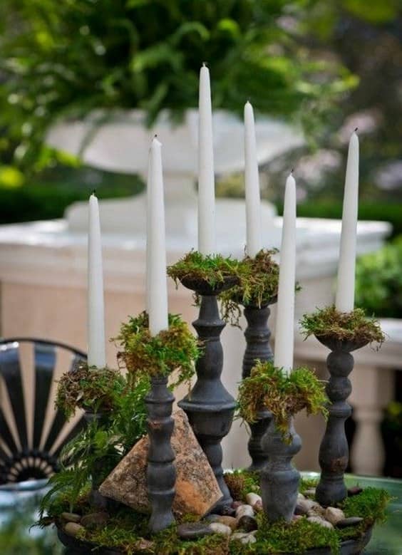 musgo-y-velas-centro de mesa-boda-min