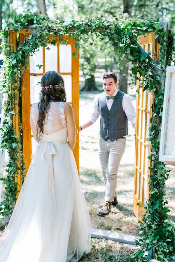 primer vistazo a la boda