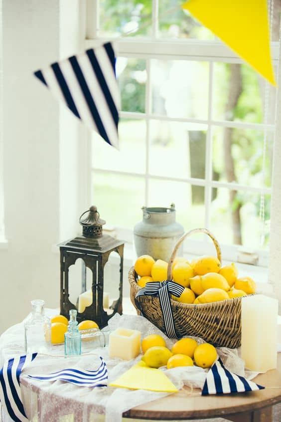 decoraciones con limones