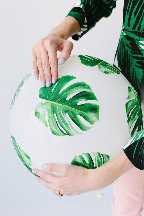 Globos botánicos de bricolaje