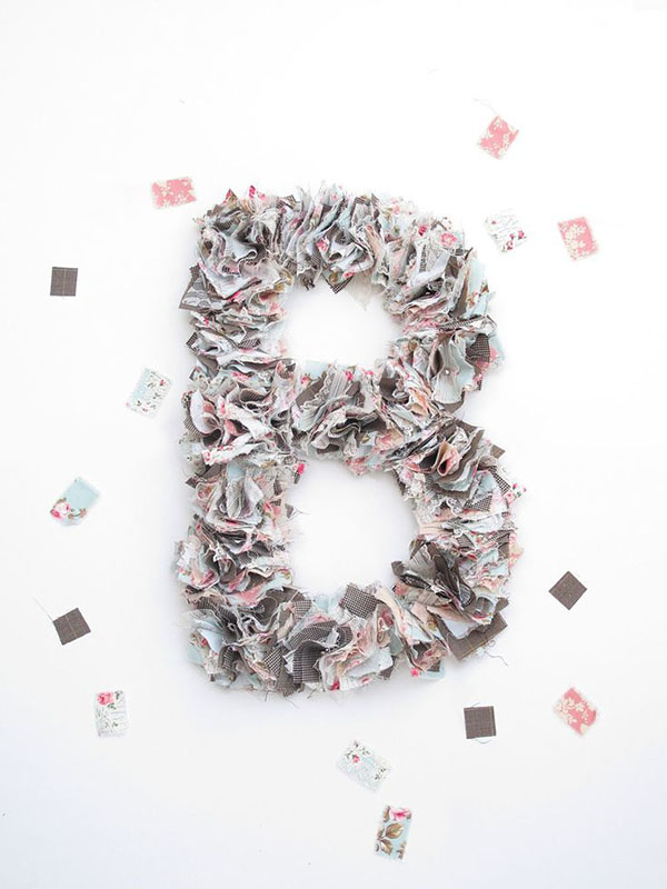 tutorial carta con restos de tela