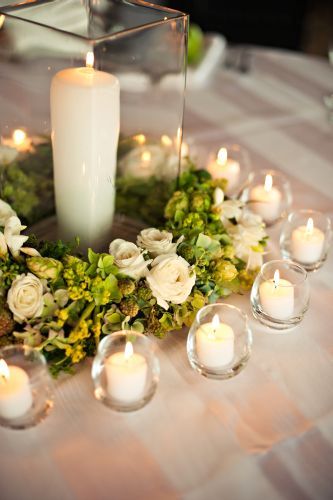 velas flores