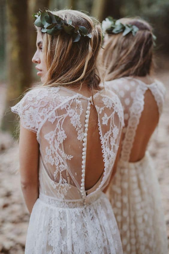 vestido de novia de encaje