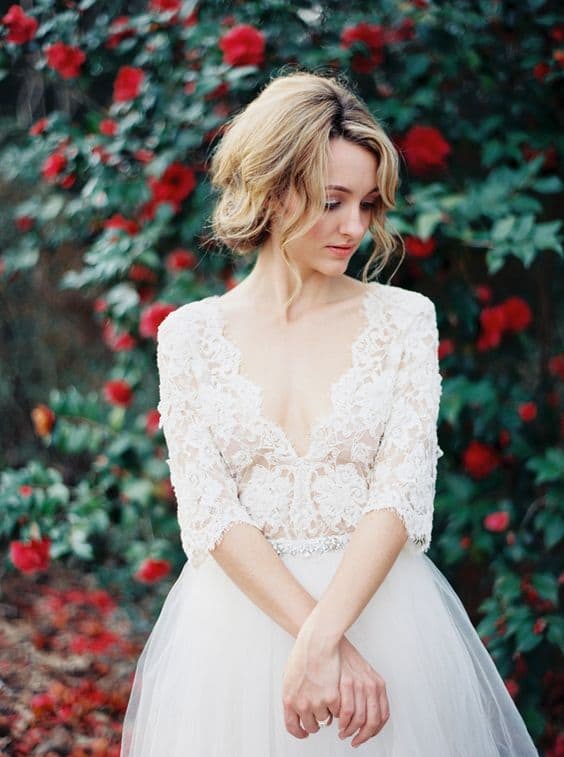 vestido de novia de encaje