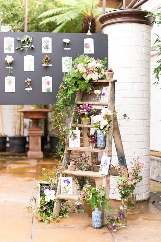cartel de boda tableau