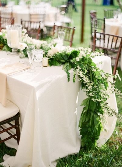 decoración floral de la mesa
