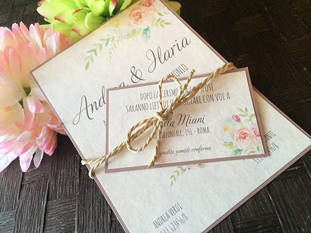 invitaciones de boda tema botánico