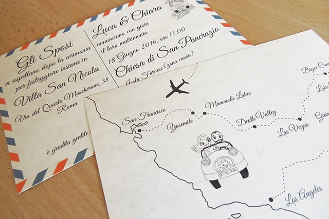 invitaciones de boda tematica viajes