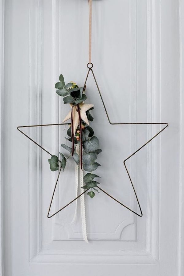 decoración navideña escandinava