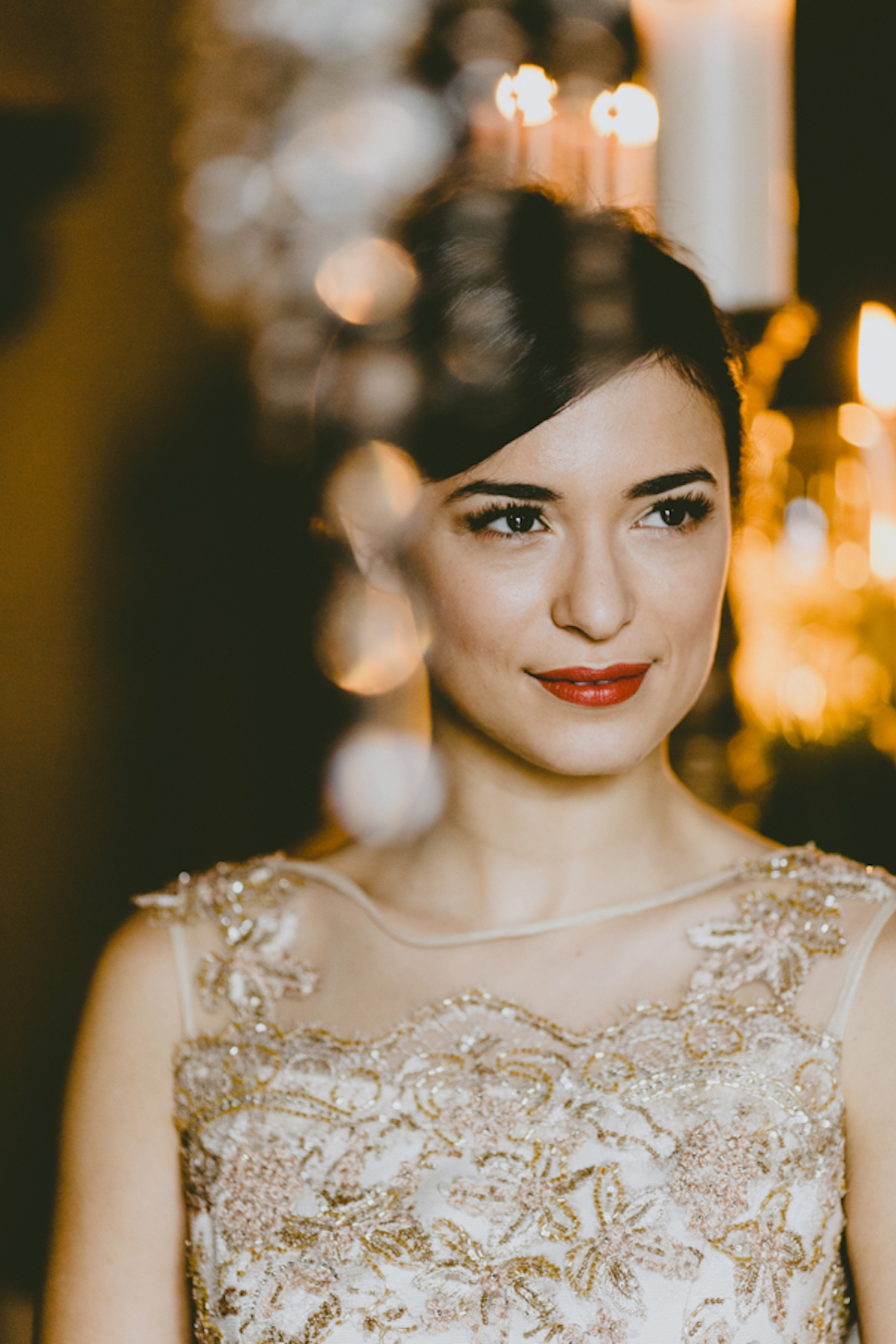 marianna lanzilli vestido de novia dorado
