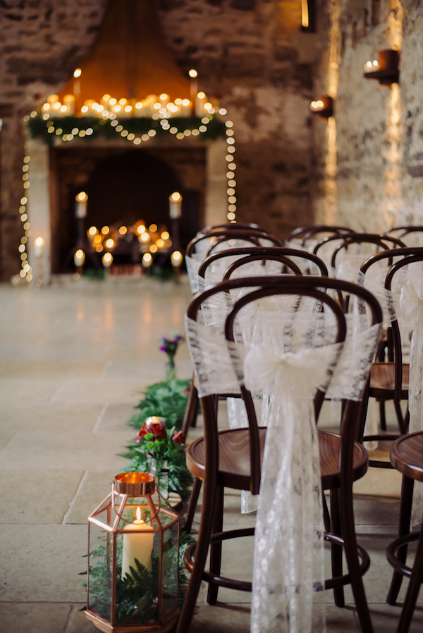 ceremonia de boda en navidad