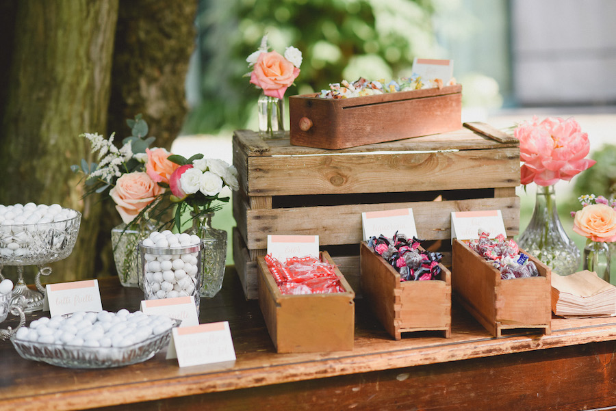 mesa de golosinas para bodas