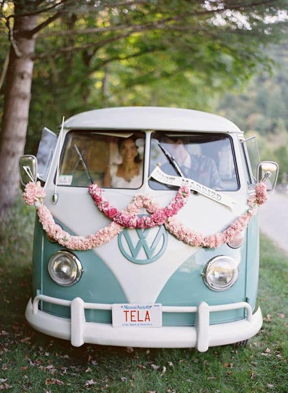 furgoneta de boda volkswagen
