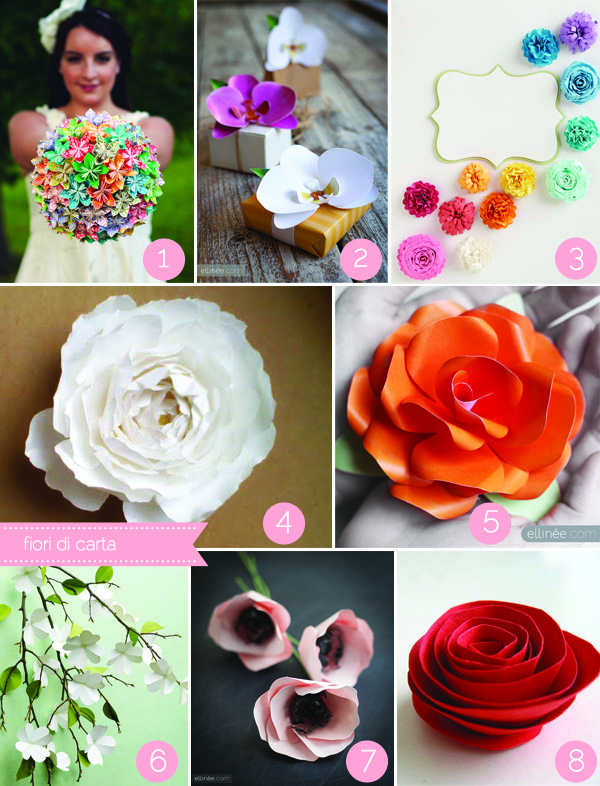 Flores de papel