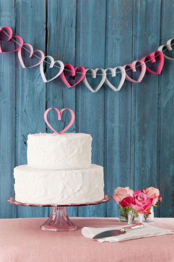 pastel de corazones