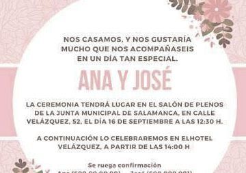 texto invitaciones de boda