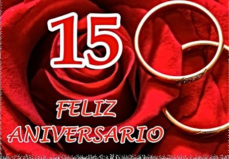 aniversario de bodas 15 años