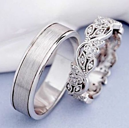 anillos de plata boda civil