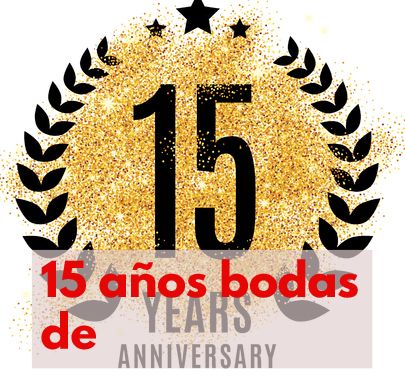 15 años bodas de 