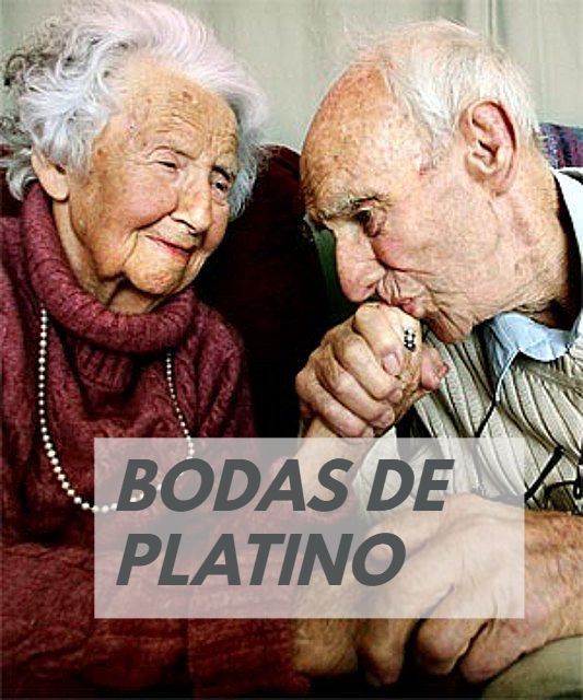 Bodas de platino años