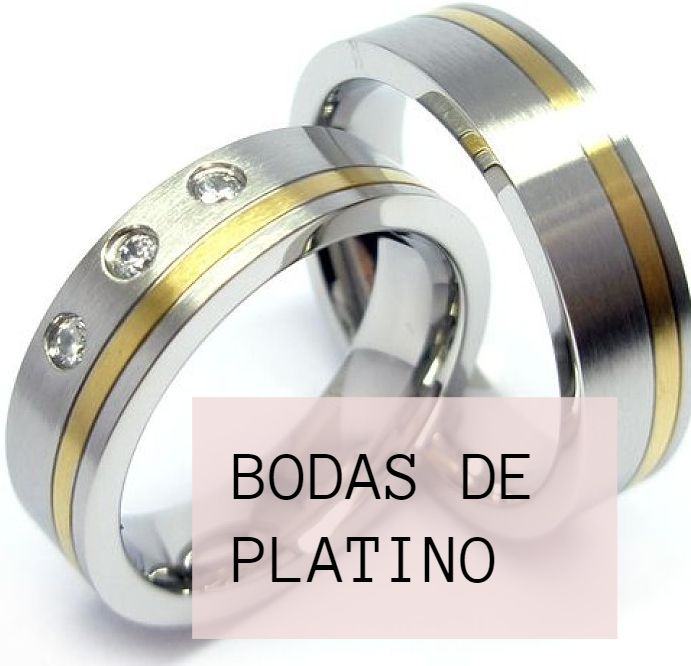 bodas de platino