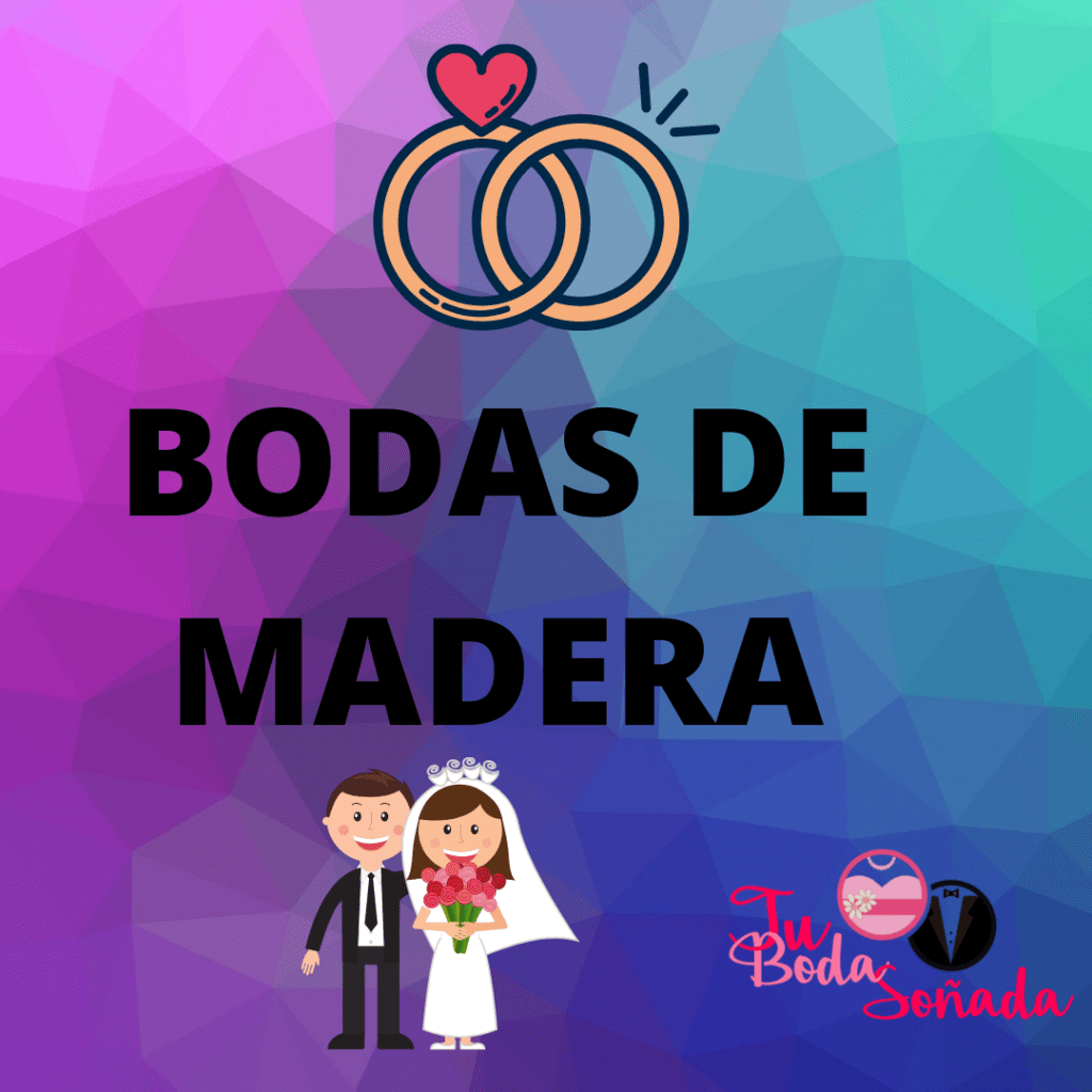 bodas de madera