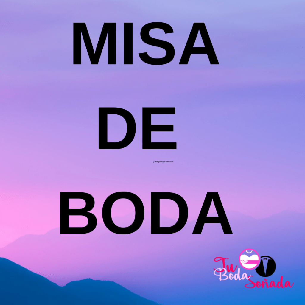 misa de boda