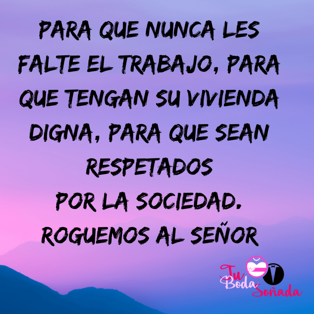 peticiones boda religiosa originales
