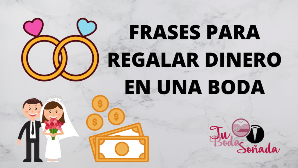 frases para regalar dinero en una boda