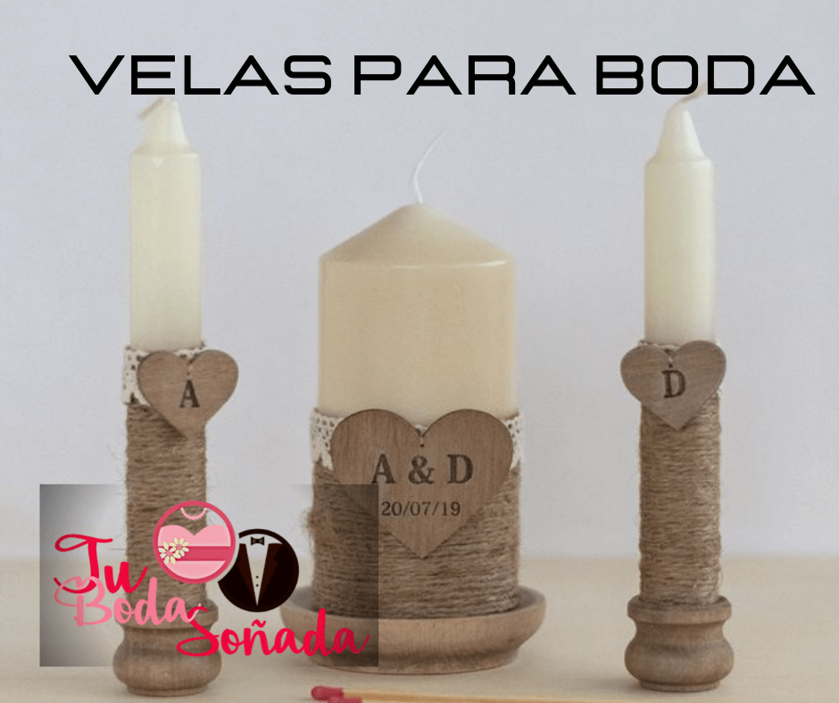velas para boda