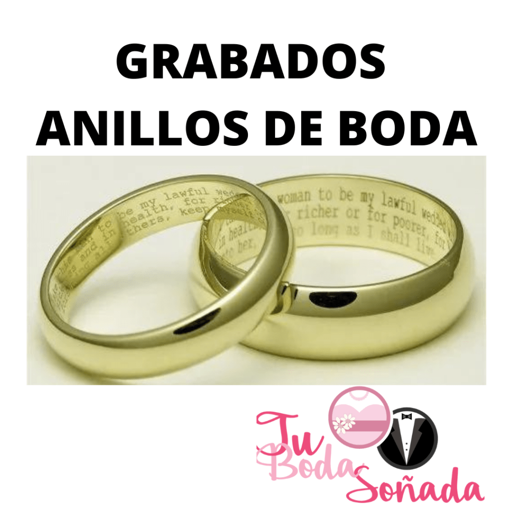 Grabados de anillos de bodas
