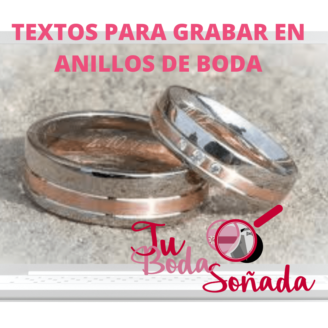 50 textos para grabar en los anillos de boda
