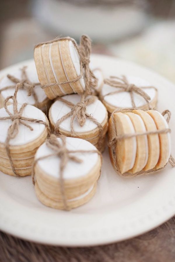 galletas | favores de la boda para una boda de otoño
