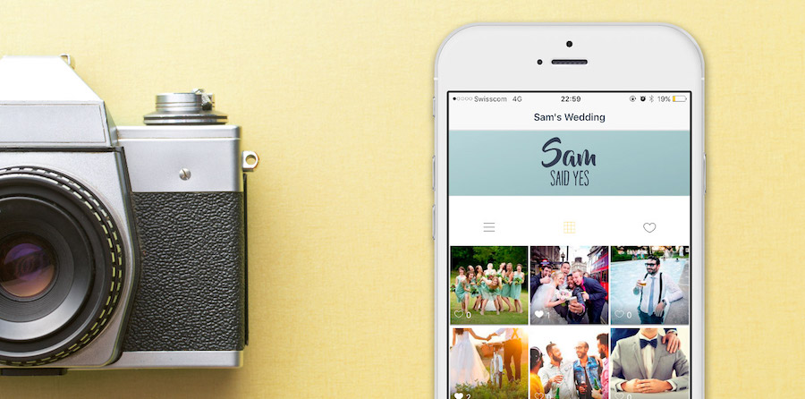SamSaidYes, la app para compartir fotos de boda