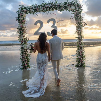 Bodas de agua. Aniversario de Bodas. 23 años de casados