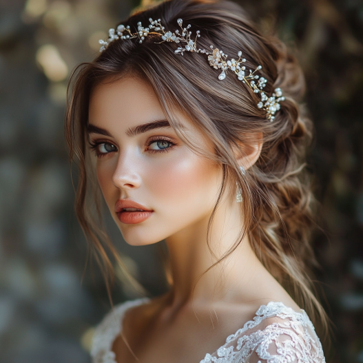 Peinado pelo Suelto para novias.