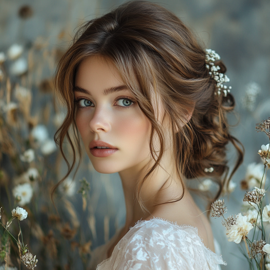 Peinado pelo Suelto para novias