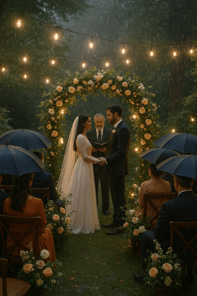 supersticiones y lluvia en las bodas.